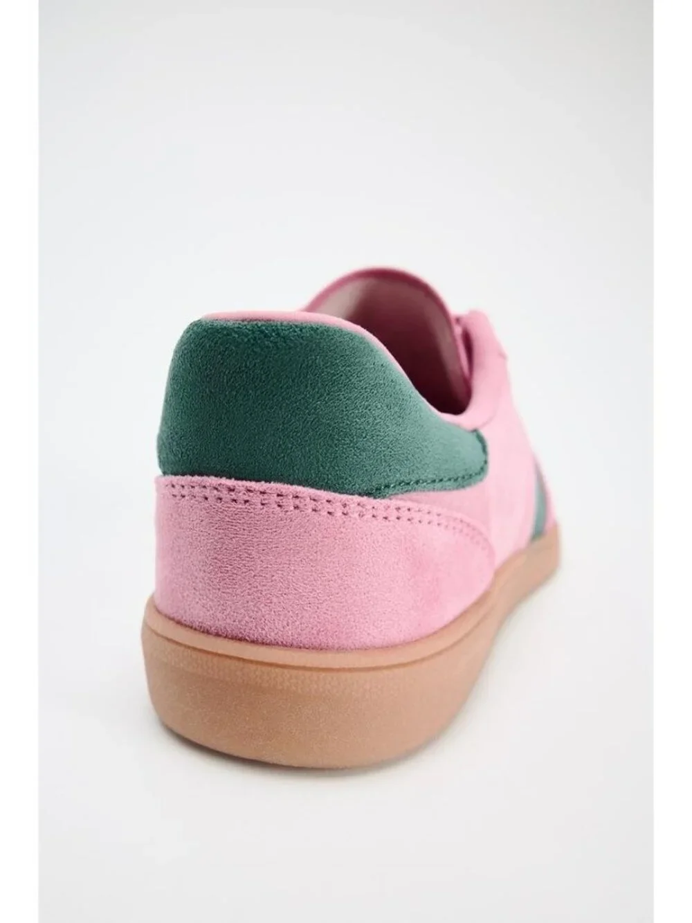 Zara Womens Tennis Sneakers trainers EU 40 US 9 Pink green Low Top 5408/410 NWOB